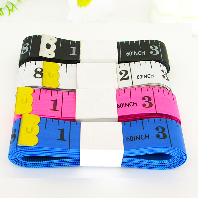 Sewing Gauge Ruler - Miarka krawiecka dwustronna z zatrzaskiem, miękka